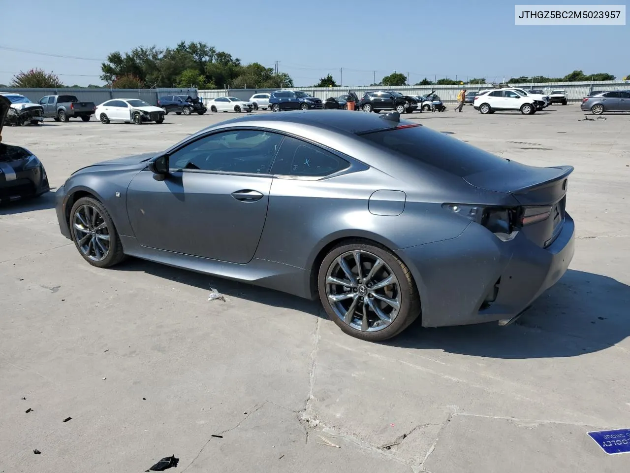 2021 Lexus Rc 350 Base VIN: JTHGZ5BC2M5023957 Lot: 67286854