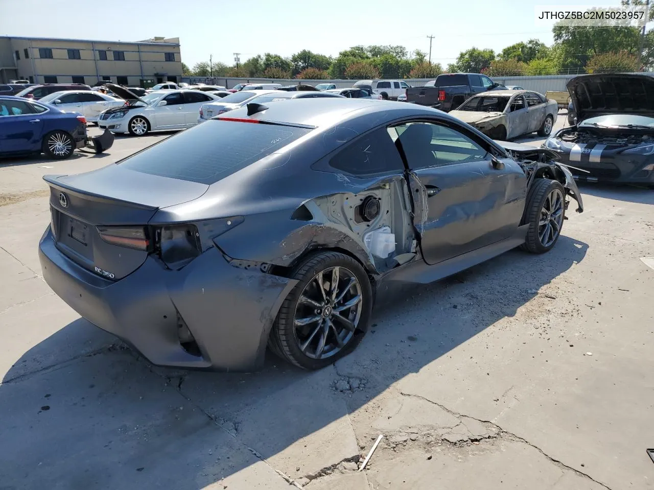 2021 Lexus Rc 350 Base VIN: JTHGZ5BC2M5023957 Lot: 67286854