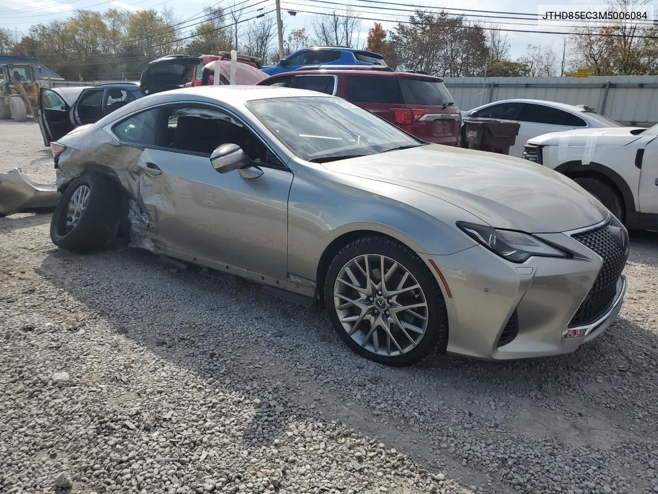 2021 Lexus Rc 300 Base VIN: JTHD85EC3M5006084 Lot: 77759124