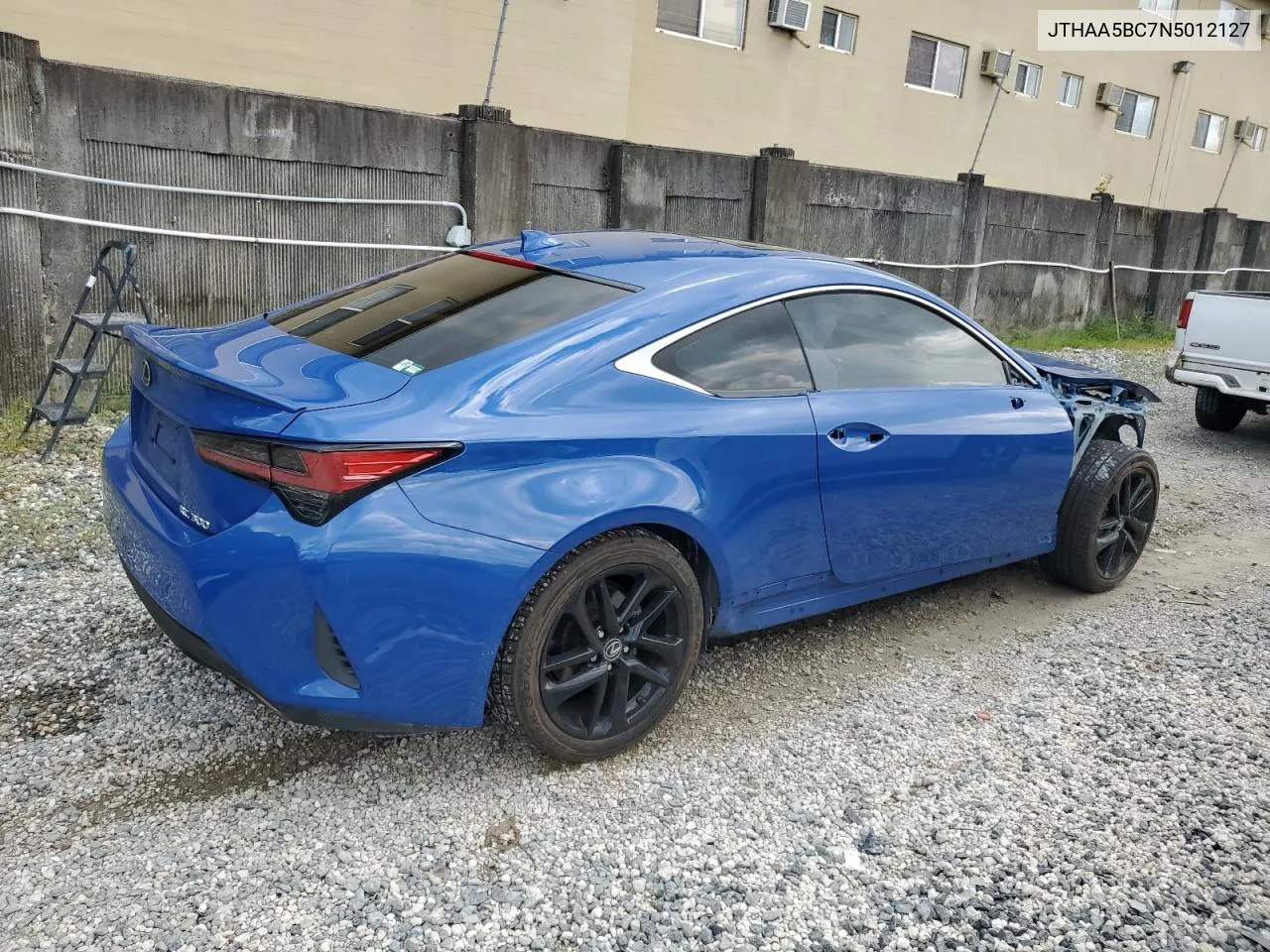 2022 Lexus Rc 300 Base VIN: JTHAA5BC7N5012127 Lot: 71628404