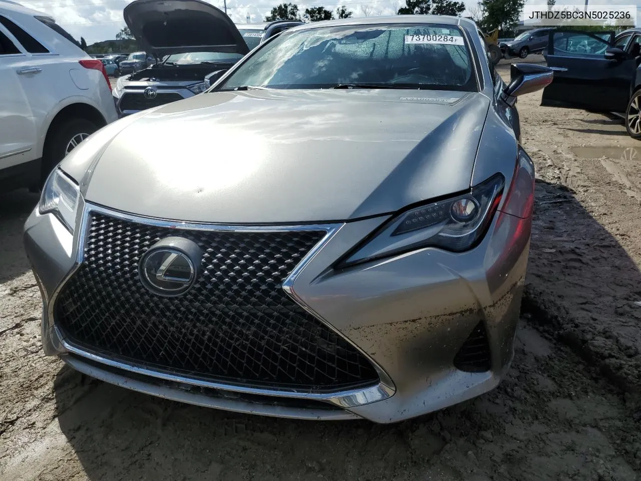 2022 Lexus Rc 350 Base VIN: JTHDZ5BC3N5025236 Lot: 73700284