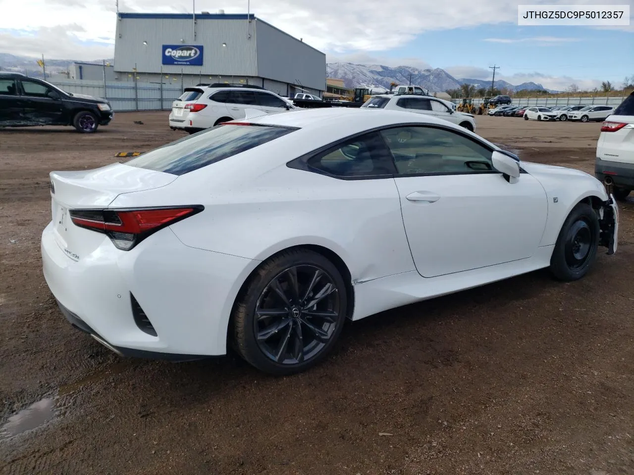 2023 Lexus Rc 350 Base VIN: JTHGZ5DC9P5012357 Lot: 78919654