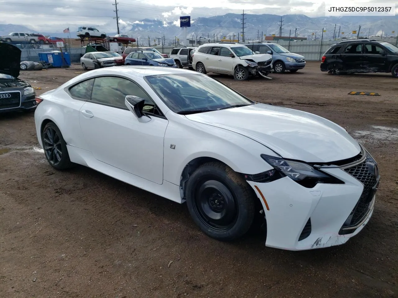 2023 Lexus Rc 350 Base VIN: JTHGZ5DC9P5012357 Lot: 78919654