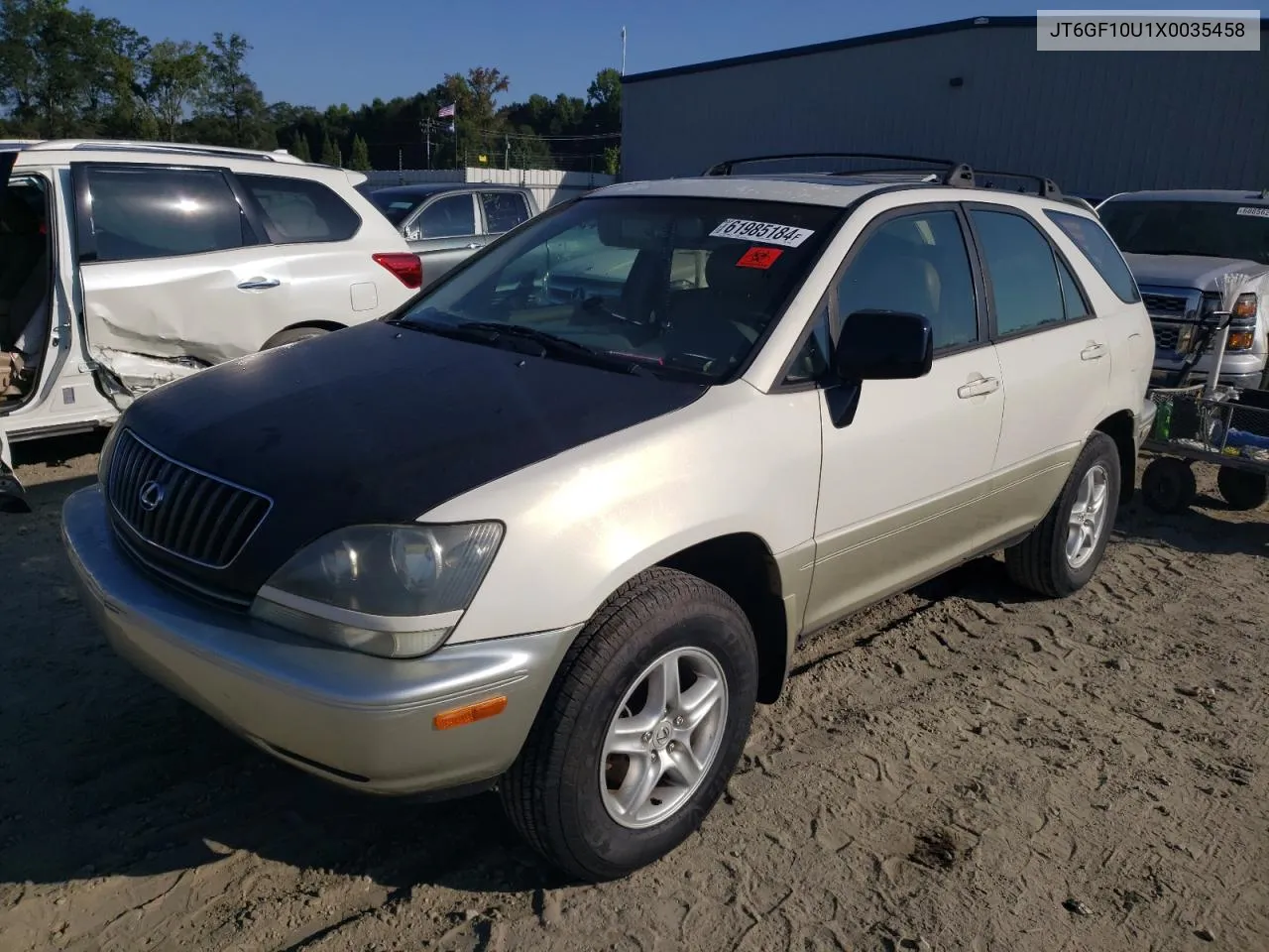 1999 Lexus Rx 300 VIN: JT6GF10U1X0035458 Lot: 61985184