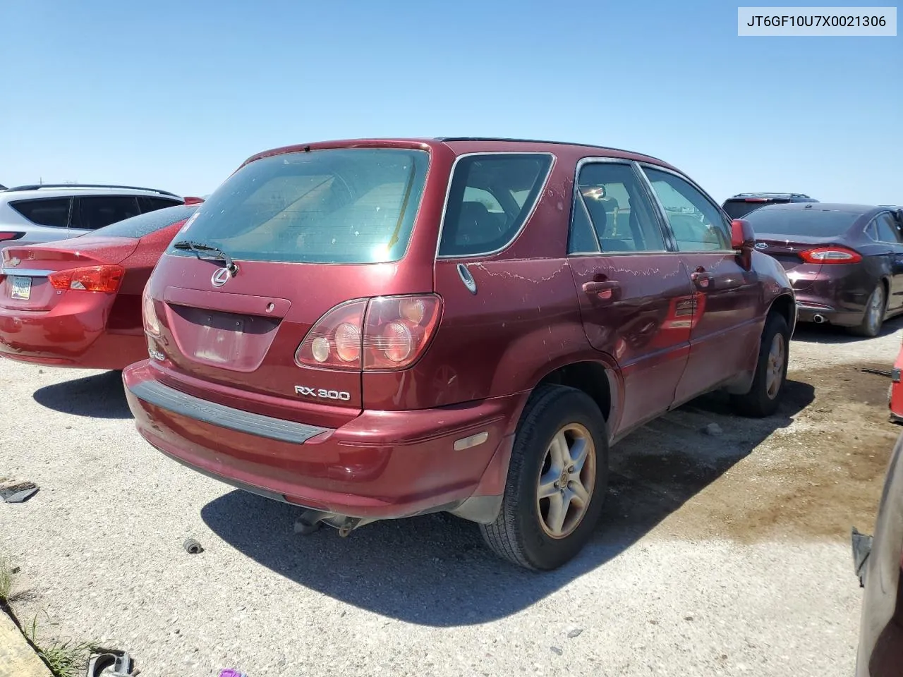 1999 Lexus Rx 300 VIN: JT6GF10U7X0021306 Lot: 71426494