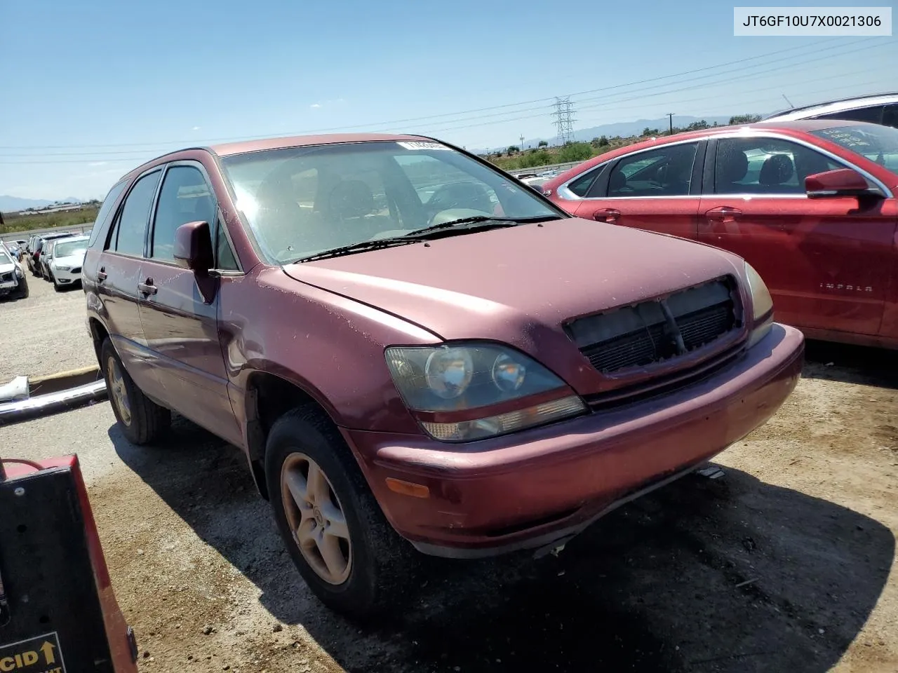 1999 Lexus Rx 300 VIN: JT6GF10U7X0021306 Lot: 71426494