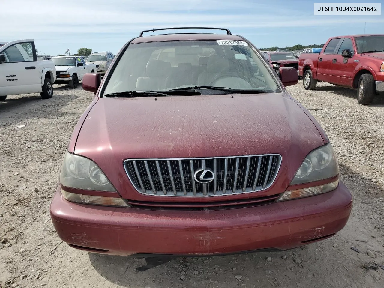 1999 Lexus Rx 300 VIN: JT6HF10U4X0091642 Lot: 73512954