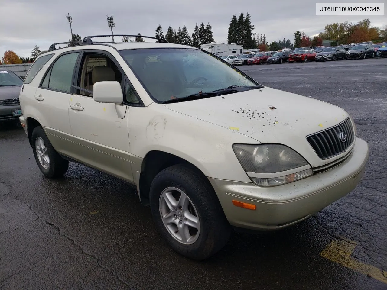 1999 Lexus Rx 300 VIN: JT6HF10U0X0043345 Lot: 78272534