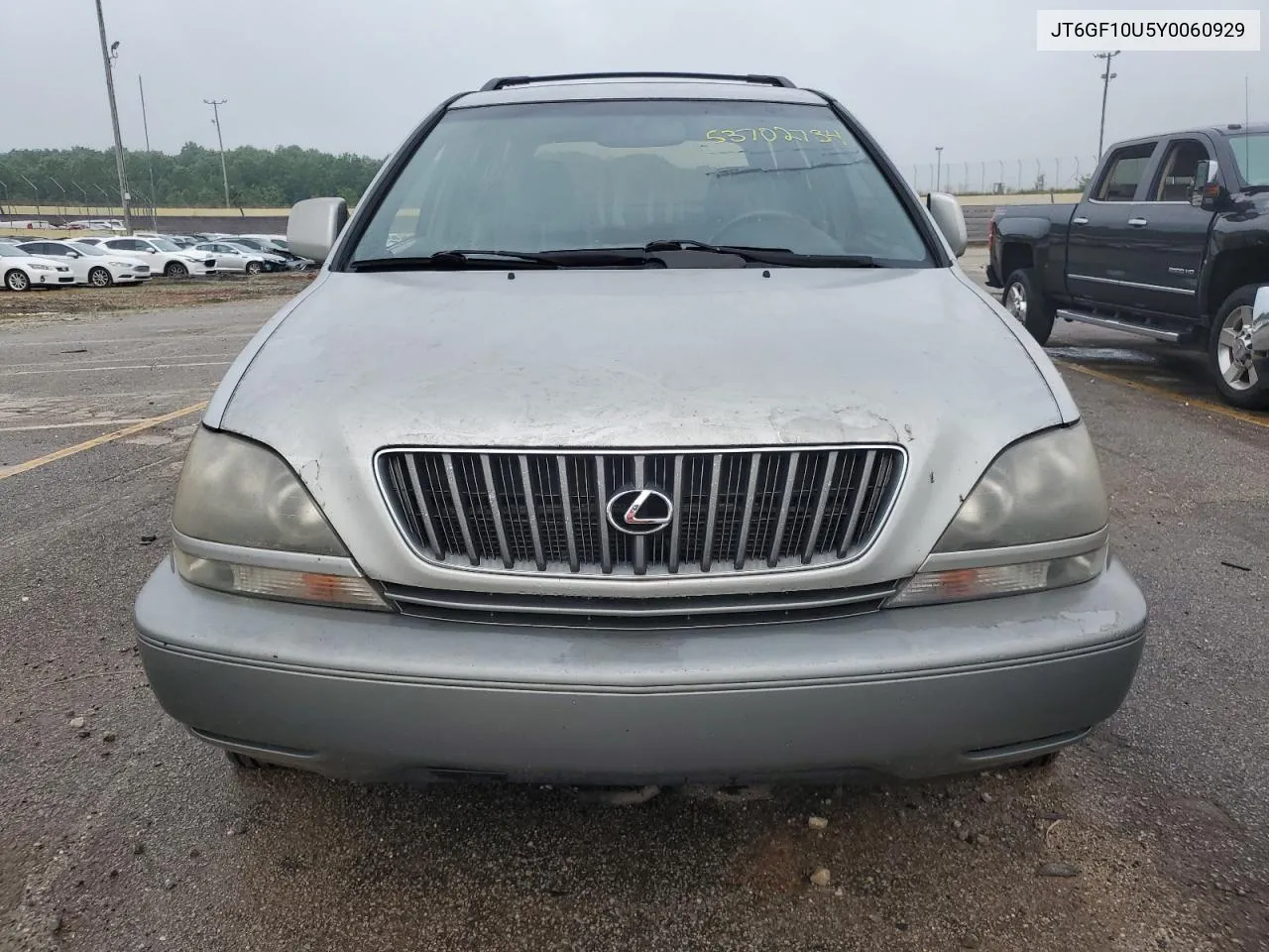 2000 Lexus Rx 300 VIN: JT6GF10U5Y0060929 Lot: 53702734