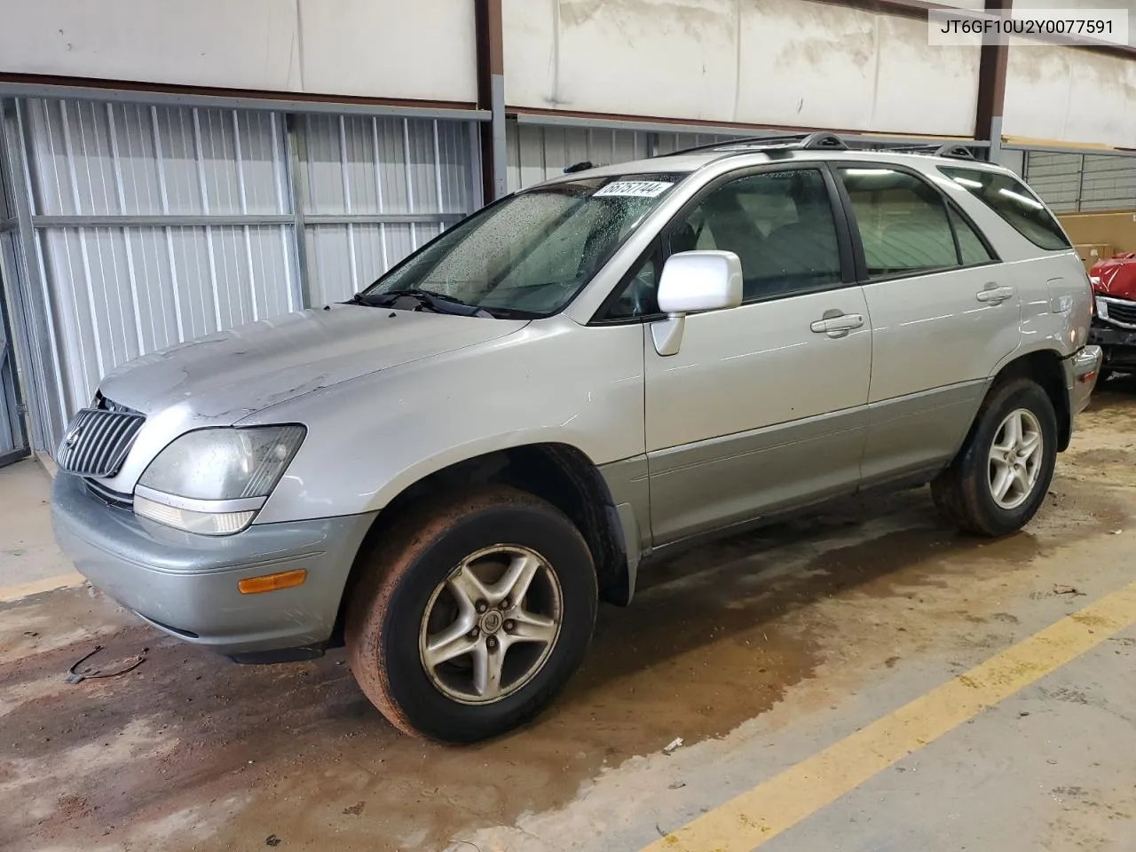 2000 Lexus Rx 300 VIN: JT6GF10U2Y0077591 Lot: 66757744