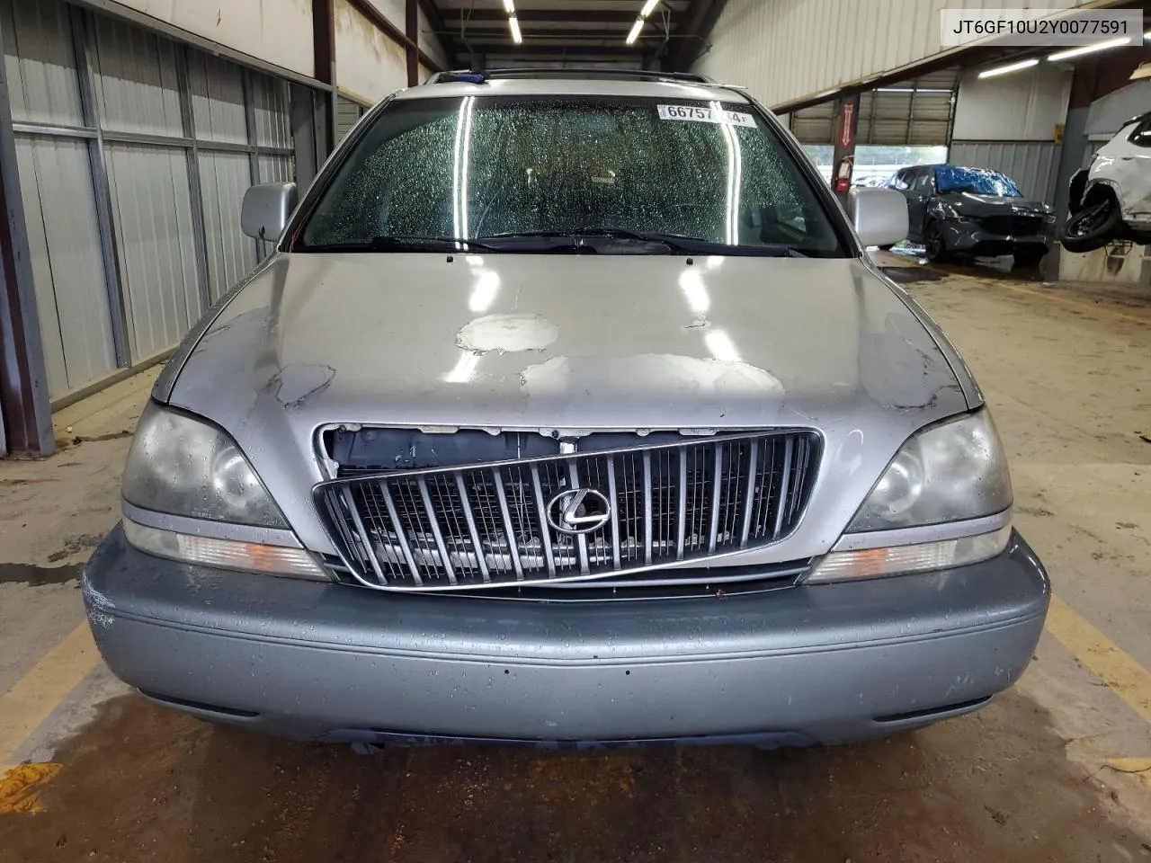 2000 Lexus Rx 300 VIN: JT6GF10U2Y0077591 Lot: 66757744