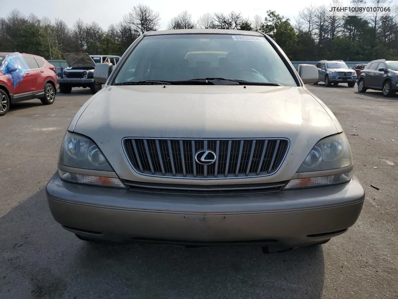 2000 Lexus Rx 300 VIN: JT6HF10U8Y0107066 Lot: 69252454