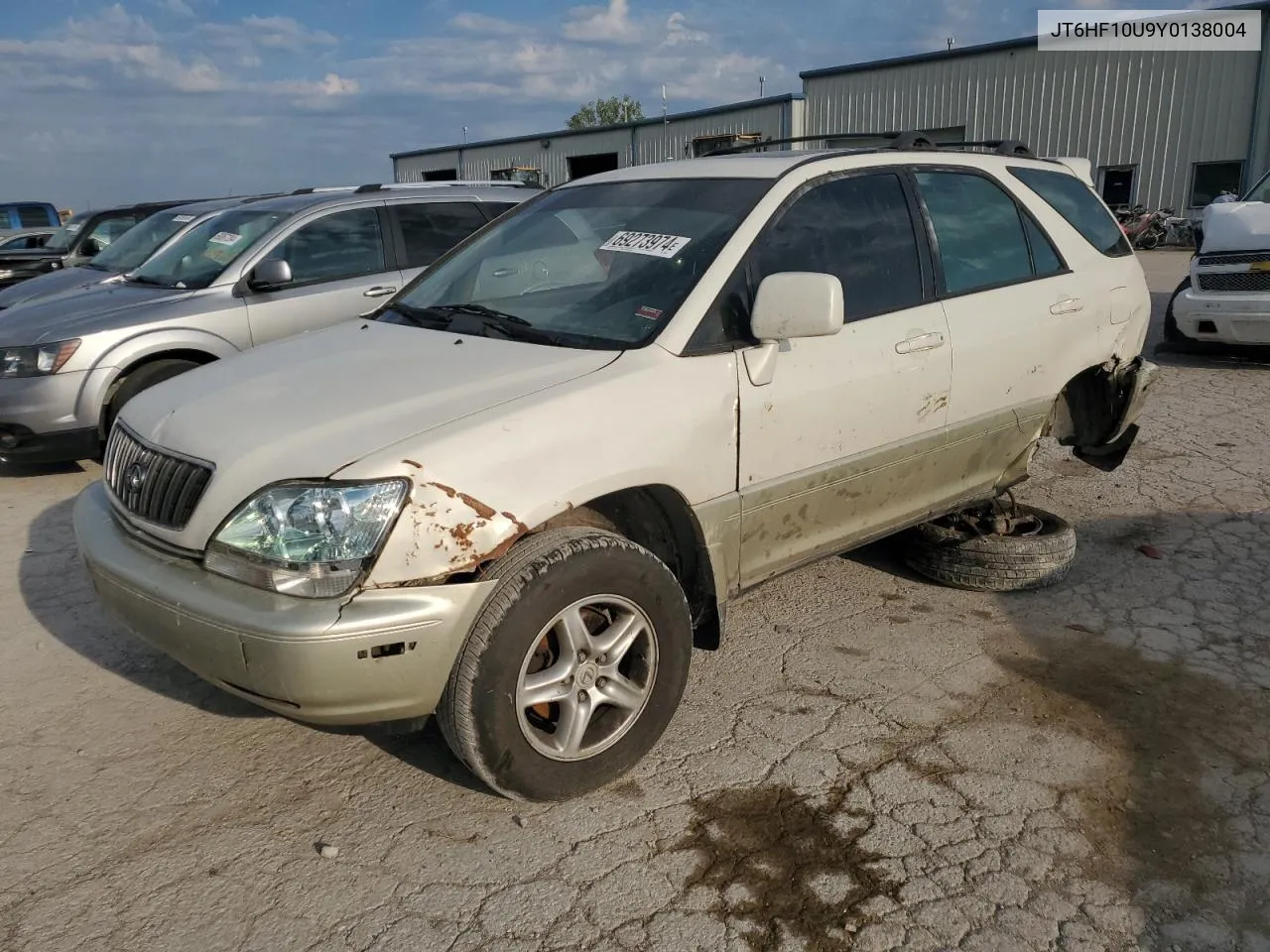 2000 Lexus Rx 300 VIN: JT6HF10U9Y0138004 Lot: 69273974