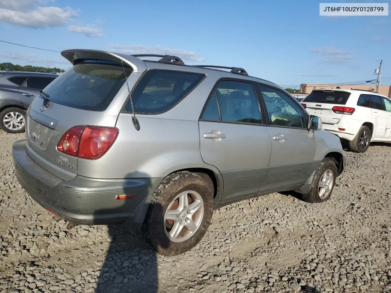 2000 Lexus Rx 300 VIN: JT6HF10U2Y0128799 Lot: 69980594