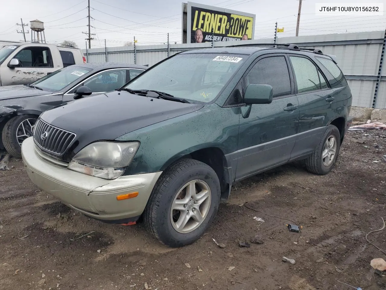 2000 Lexus Rx 300 VIN: JT6HF10U8Y0156252 Lot: 72519354