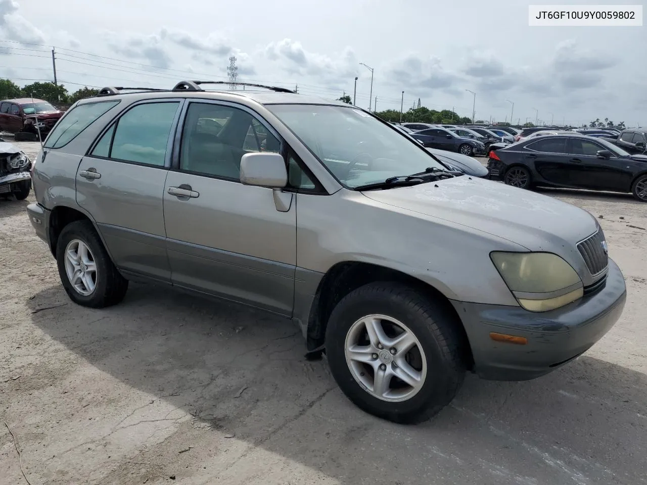 2000 Lexus Rx 300 VIN: JT6GF10U9Y0059802 Lot: 73337394