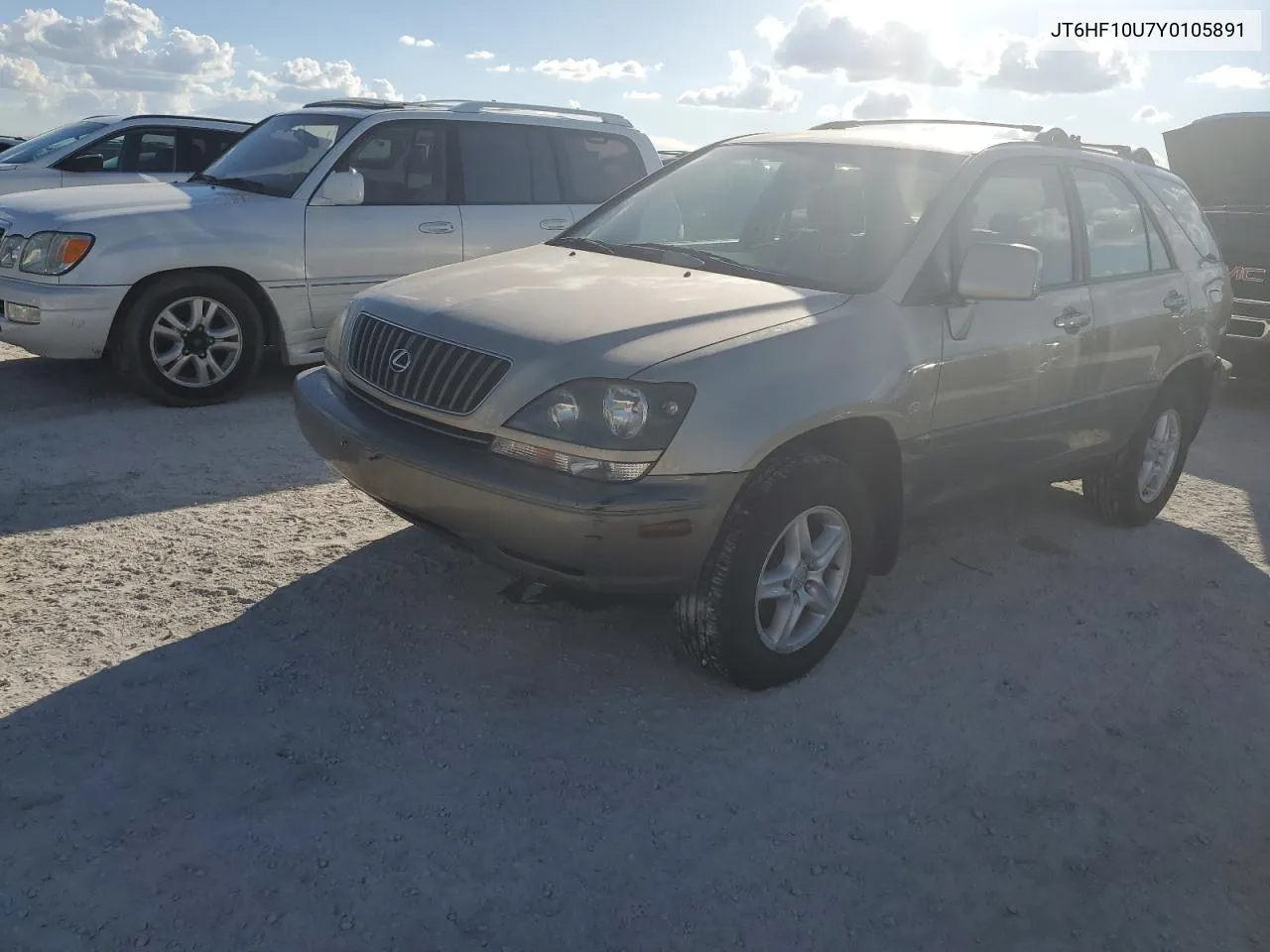 2000 Lexus Rx 300 VIN: JT6HF10U7Y0105891 Lot: 74703174