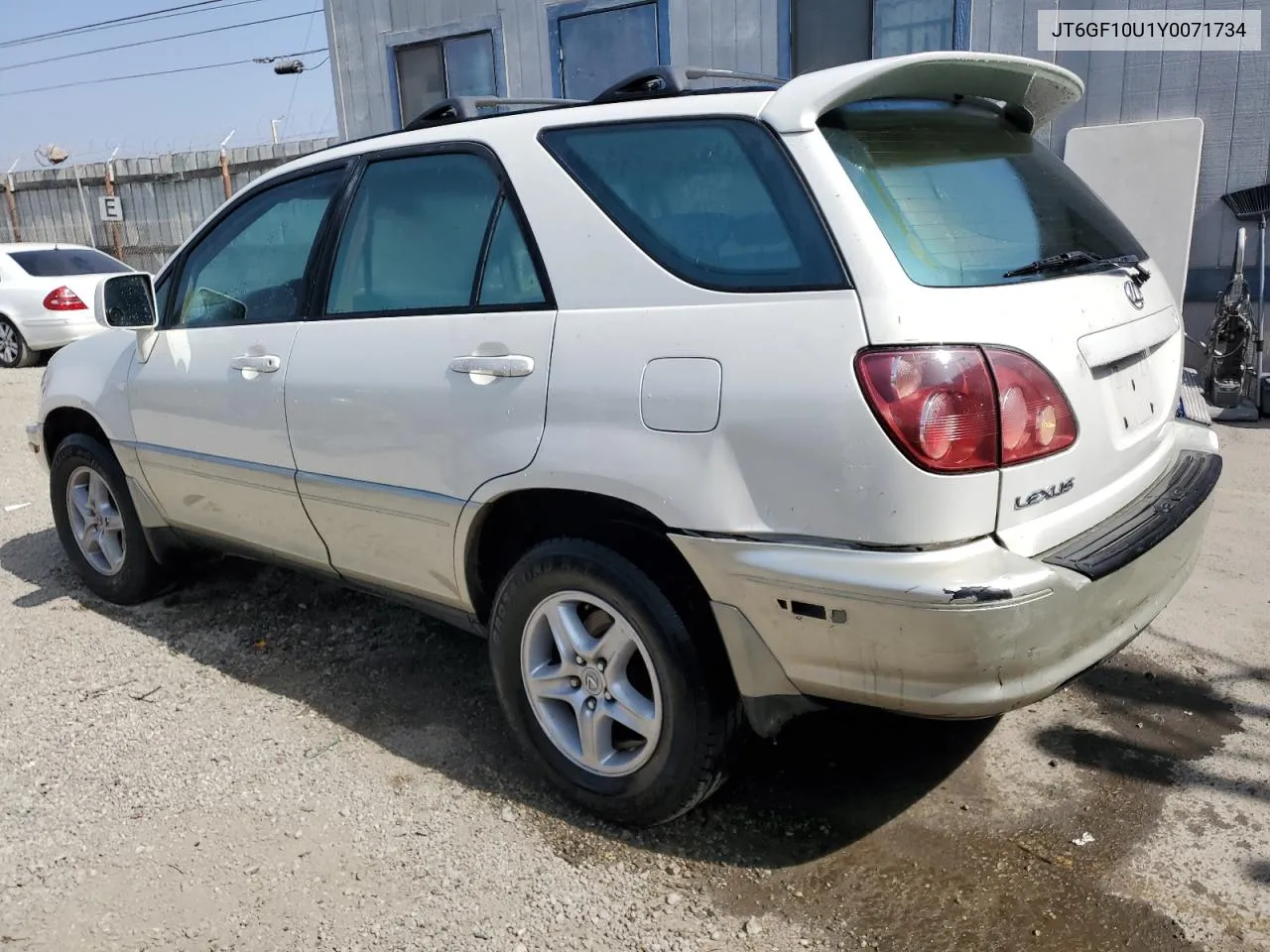 2000 Lexus Rx 300 VIN: JT6GF10U1Y0071734 Lot: 75500334