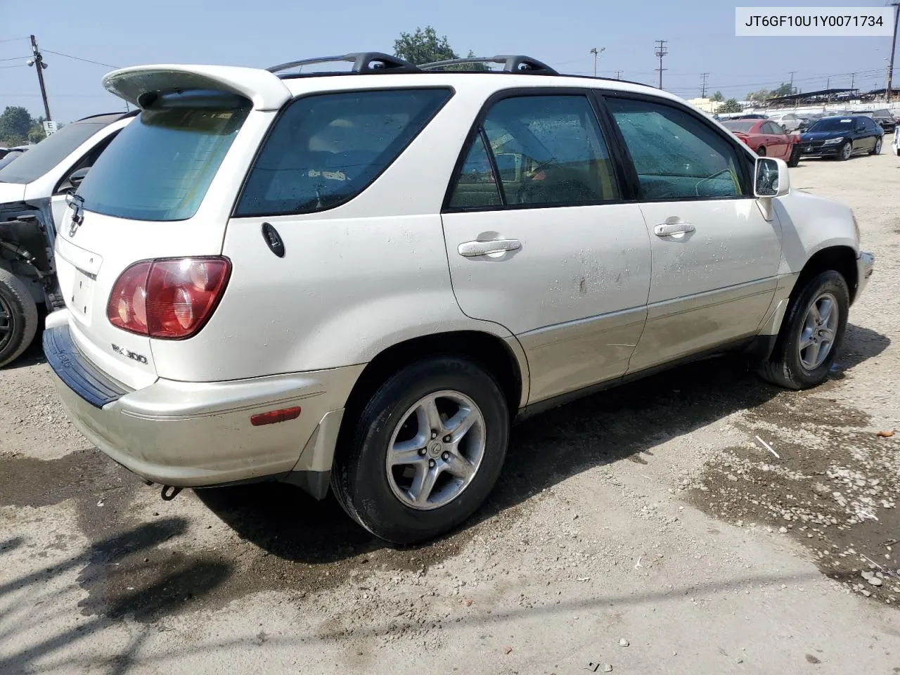 2000 Lexus Rx 300 VIN: JT6GF10U1Y0071734 Lot: 75500334