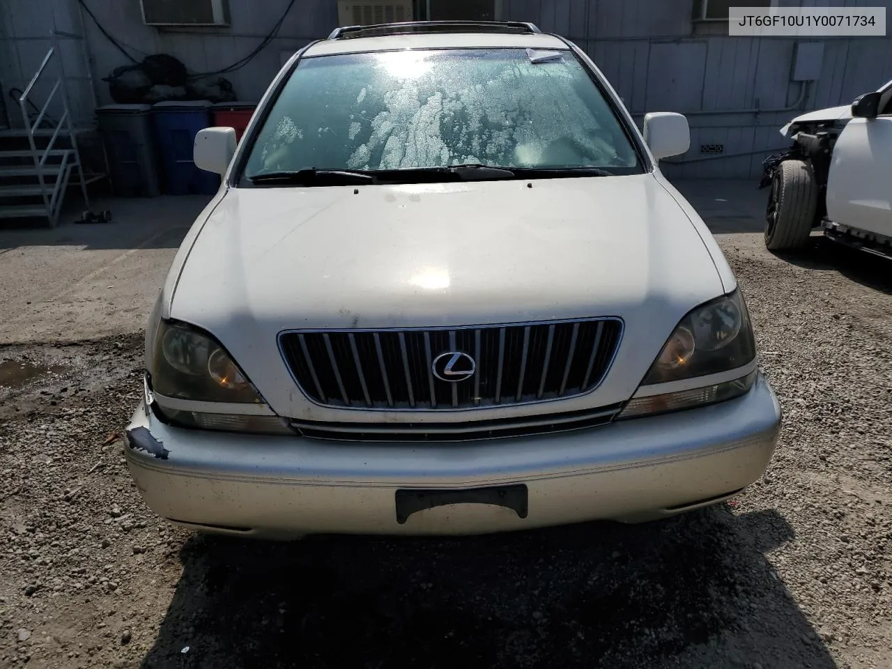 2000 Lexus Rx 300 VIN: JT6GF10U1Y0071734 Lot: 75500334