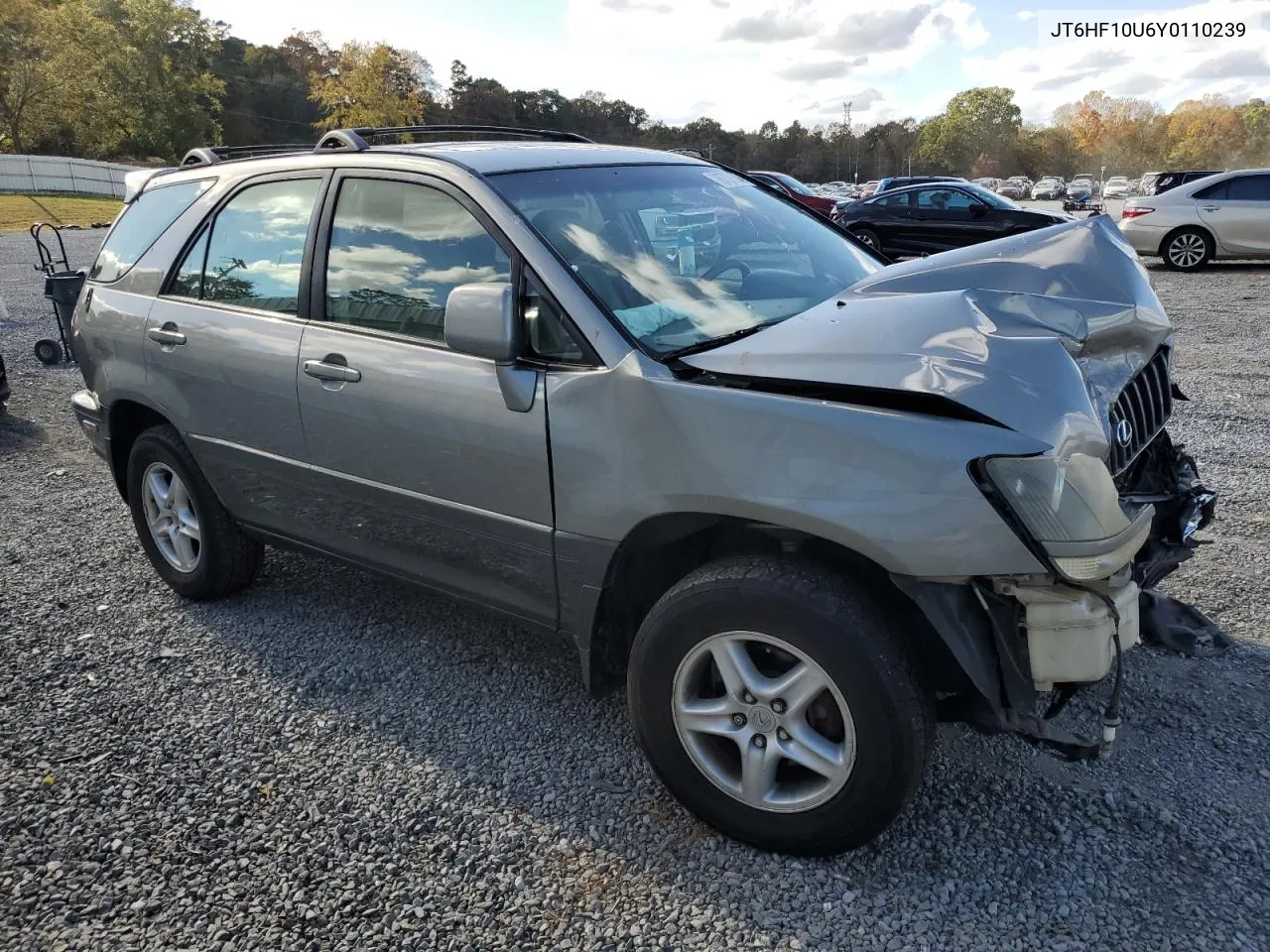 2000 Lexus Rx 300 VIN: JT6HF10U6Y0110239 Lot: 78707684