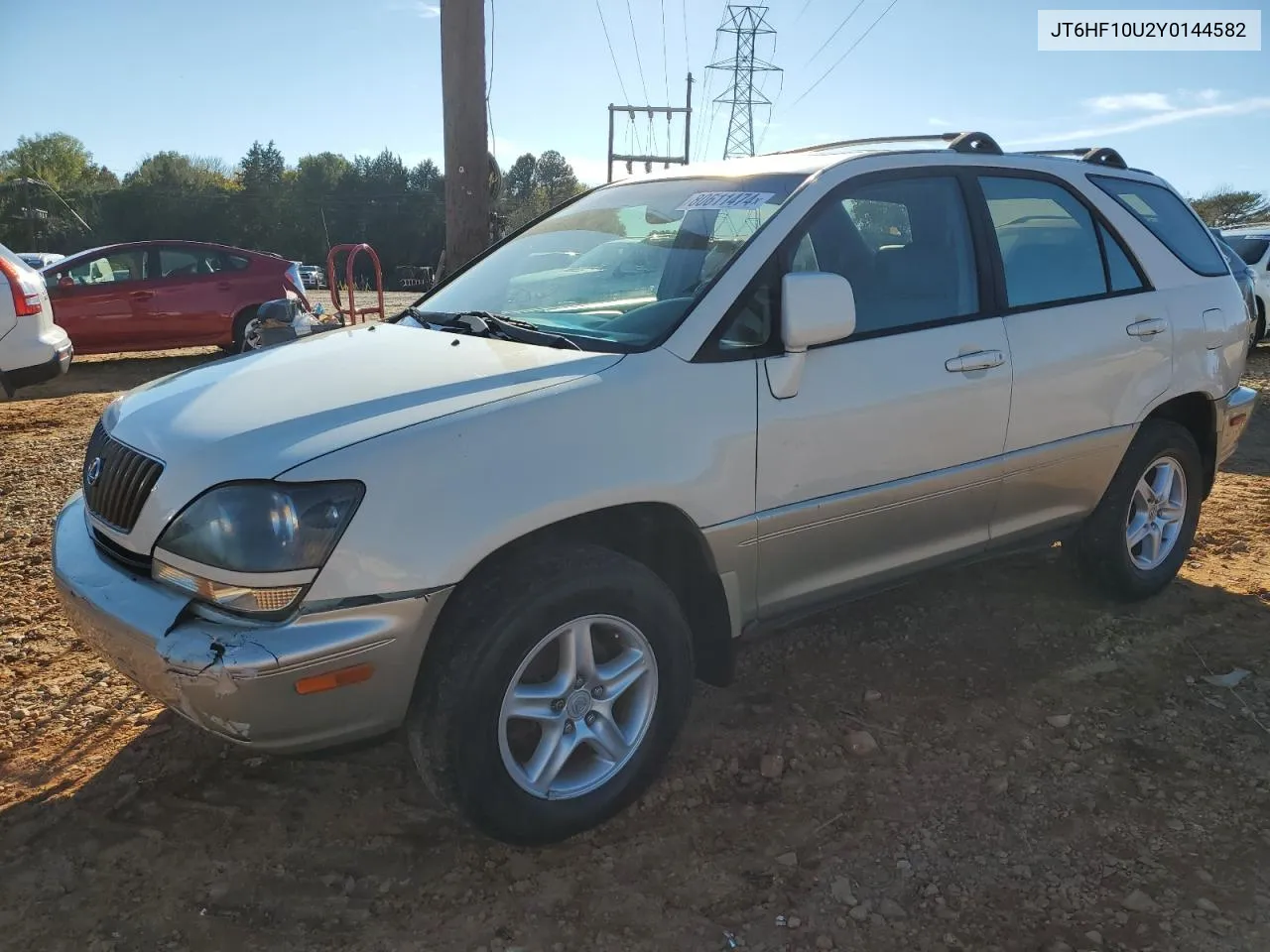 2000 Lexus Rx 300 VIN: JT6HF10U2Y0144582 Lot: 80611474