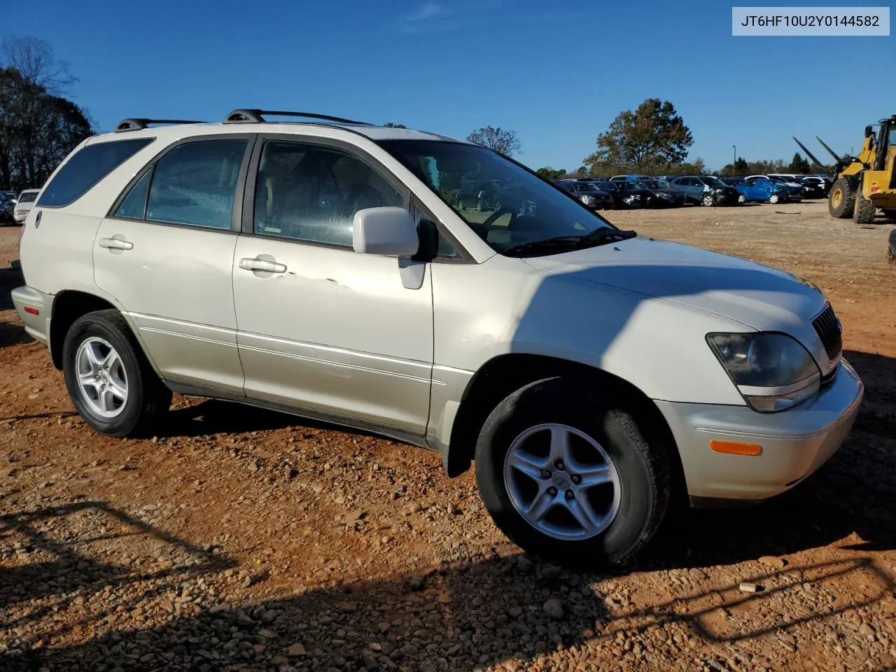 2000 Lexus Rx 300 VIN: JT6HF10U2Y0144582 Lot: 80611474