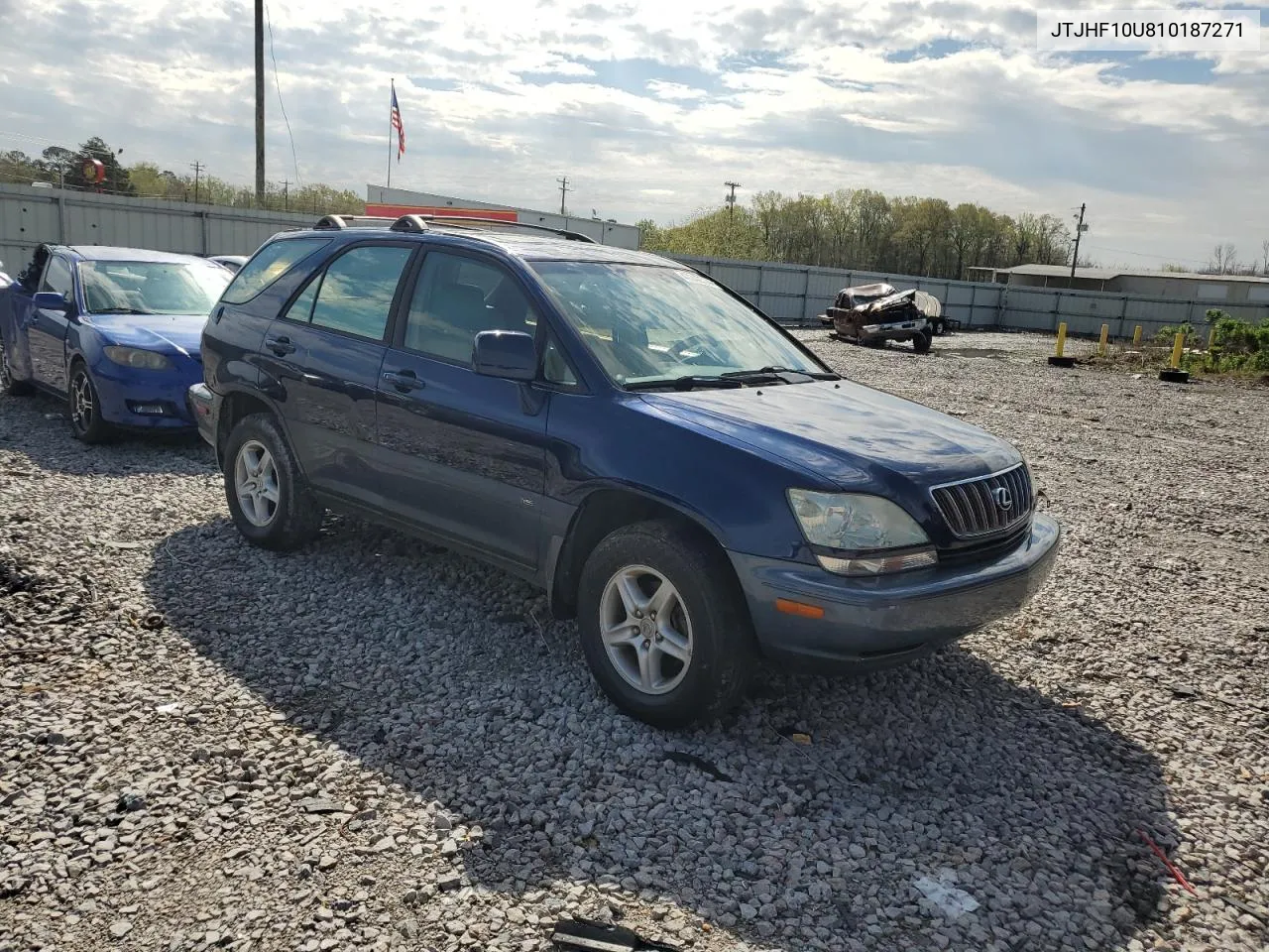 2001 Lexus Rx 300 VIN: JTJHF10U810187271 Lot: 47242574