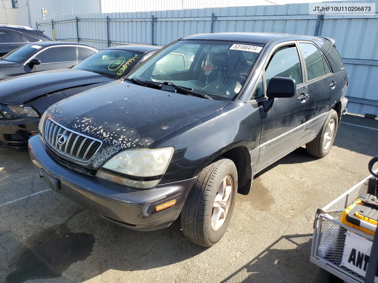 2001 Lexus Rx 300 VIN: JTJHF10U110206873 Lot: 53180474