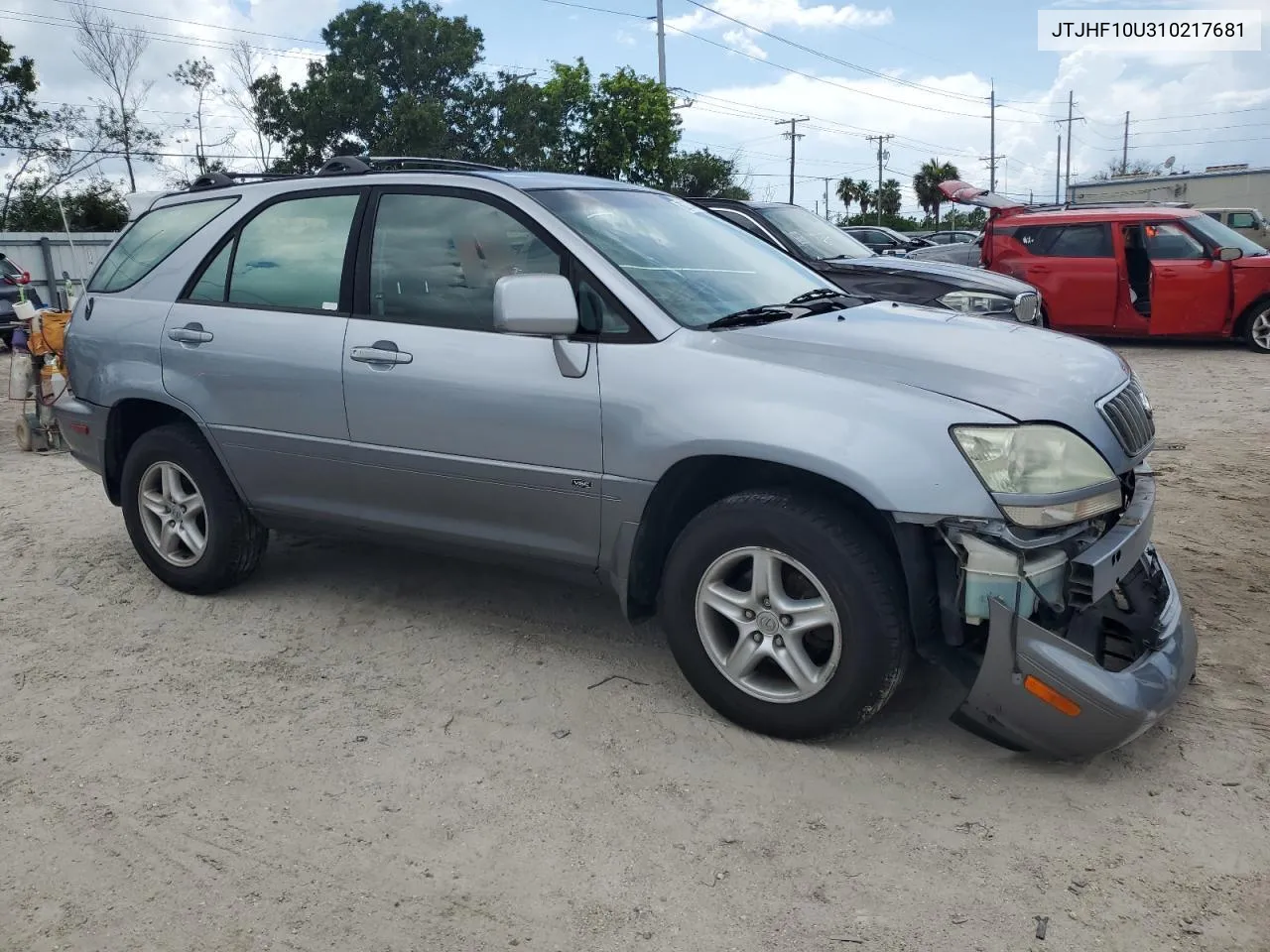 2001 Lexus Rx 300 VIN: JTJHF10U310217681 Lot: 67150354