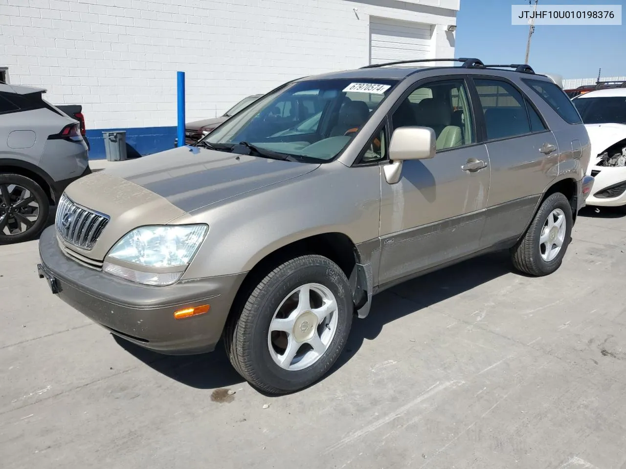 2001 Lexus Rx 300 VIN: JTJHF10U010198376 Lot: 67970574