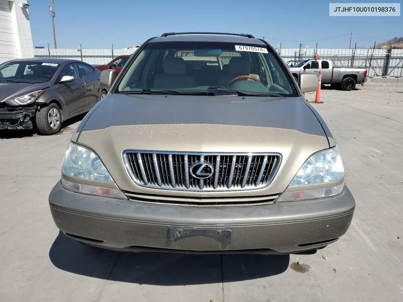 2001 Lexus Rx 300 VIN: JTJHF10U010198376 Lot: 67970574