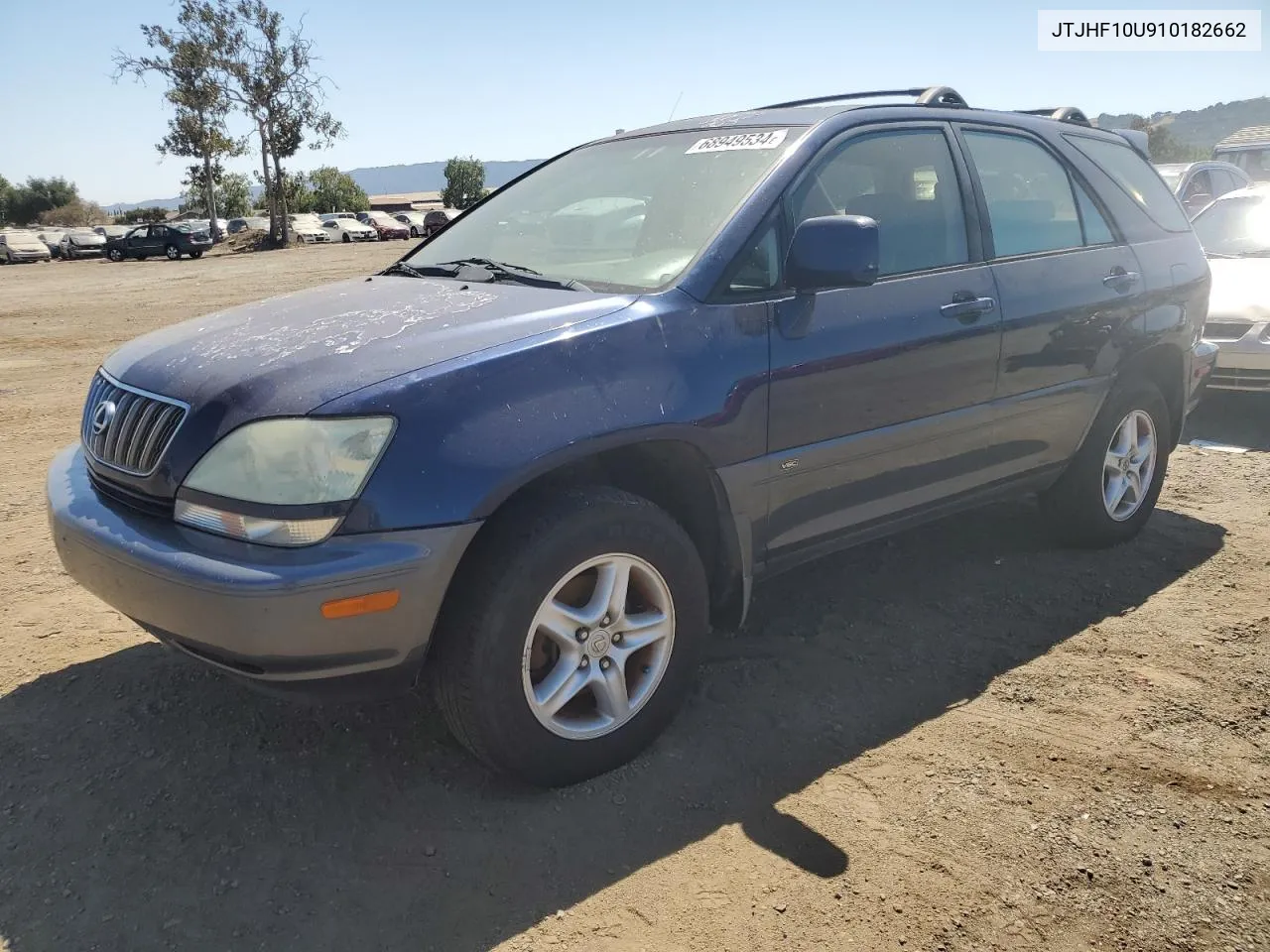 2001 Lexus Rx 300 VIN: JTJHF10U910182662 Lot: 68949534