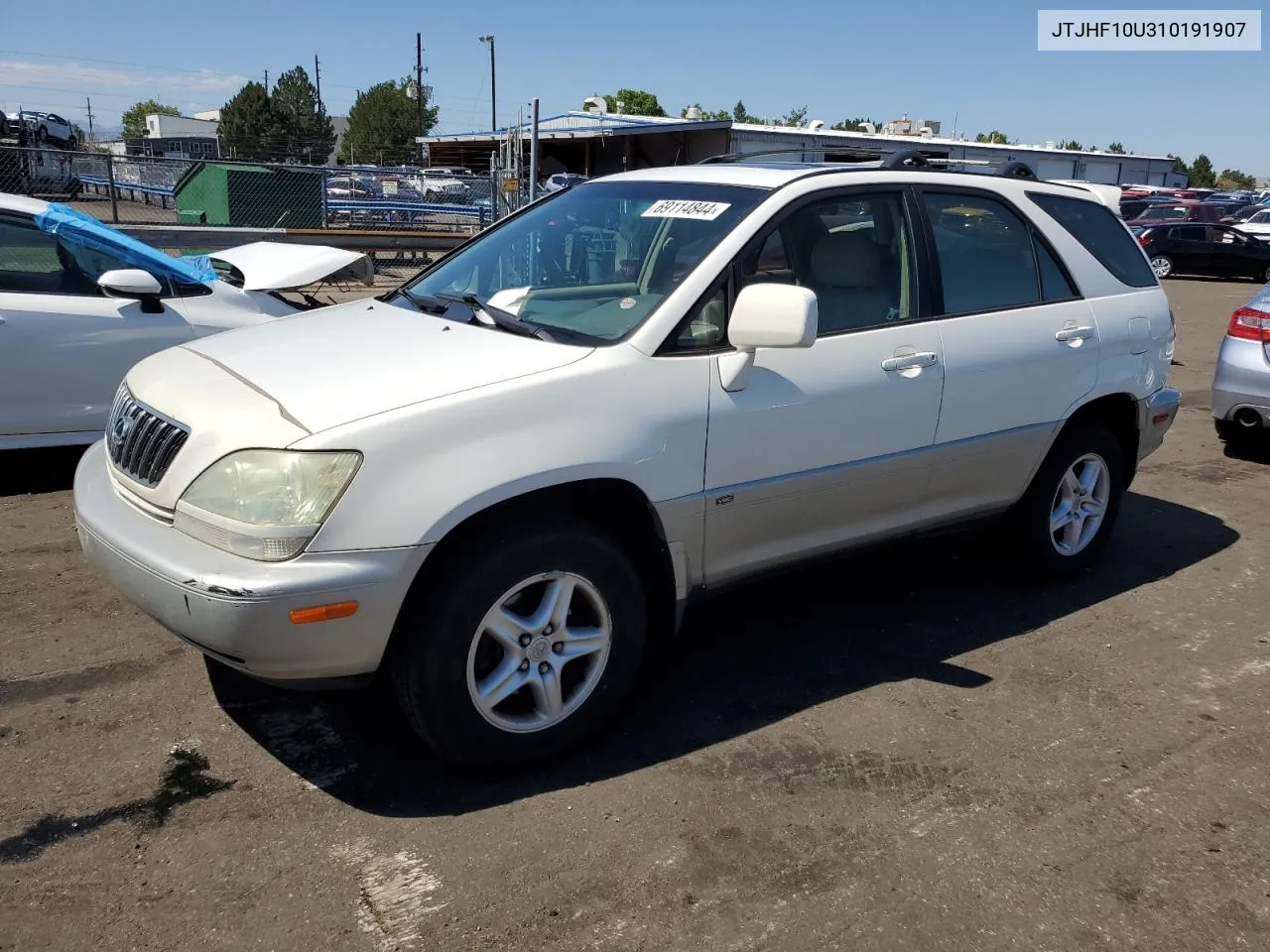 2001 Lexus Rx 300 VIN: JTJHF10U310191907 Lot: 69114844