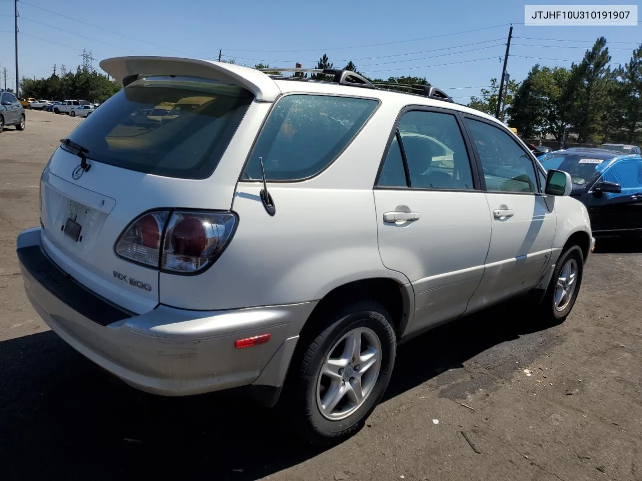 2001 Lexus Rx 300 VIN: JTJHF10U310191907 Lot: 69114844