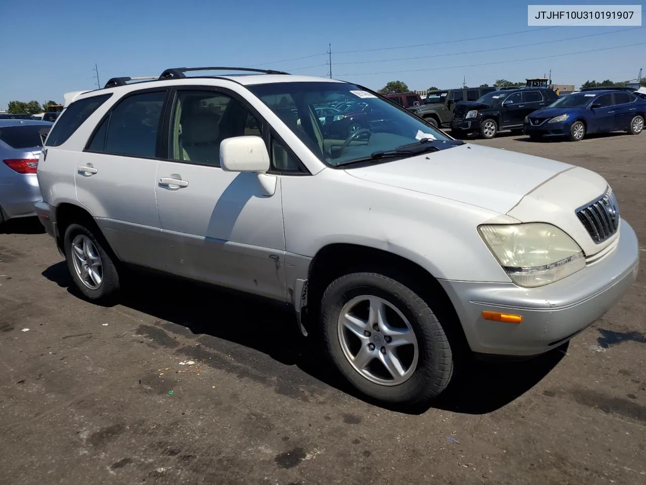 2001 Lexus Rx 300 VIN: JTJHF10U310191907 Lot: 69114844