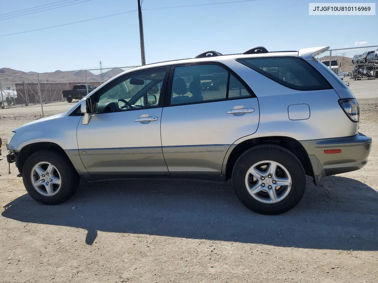 2001 Lexus Rx 300 VIN: JTJGF10U810116969 Lot: 69553514