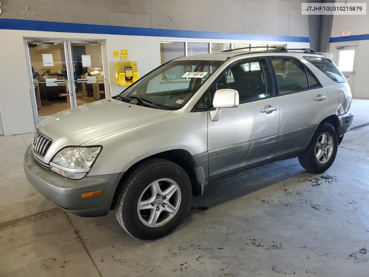 2001 Lexus Rx 300 VIN: JTJHF10U310215879 Lot: 70716874