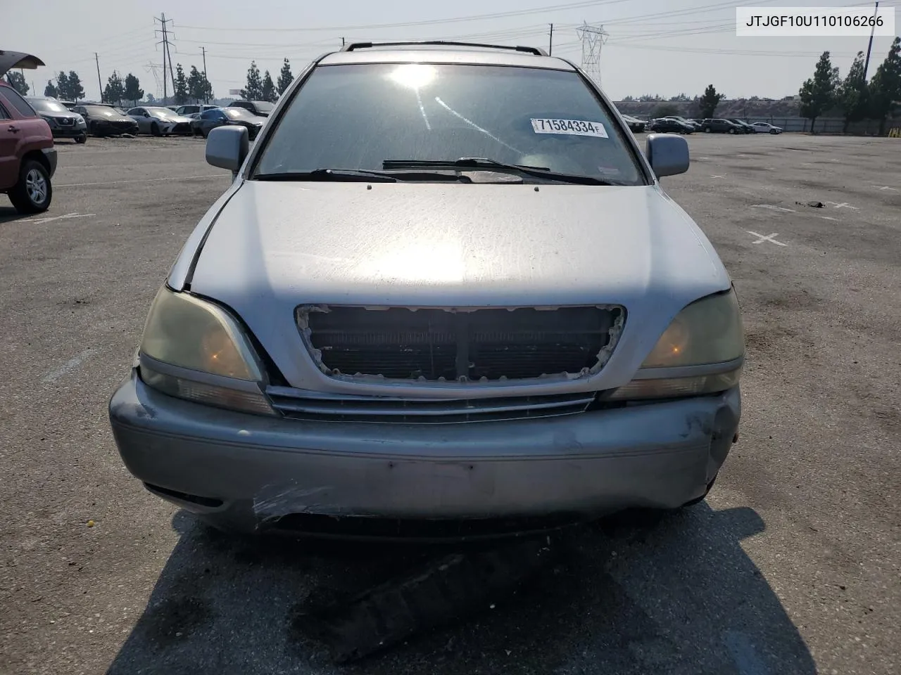 2001 Lexus Rx 300 VIN: JTJGF10U110106266 Lot: 71584334