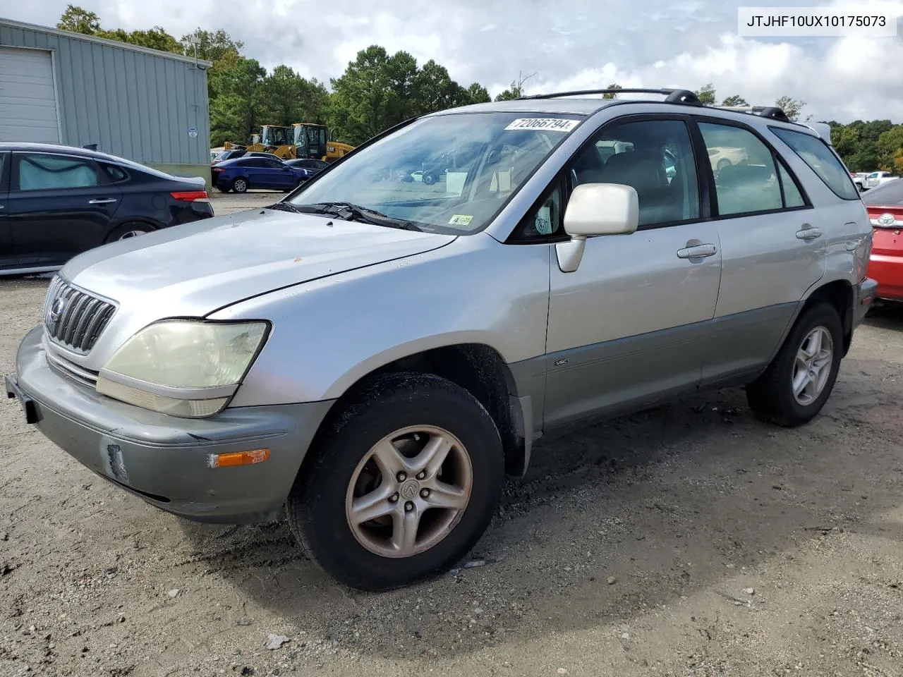 2001 Lexus Rx 300 VIN: JTJHF10UX10175073 Lot: 72066794