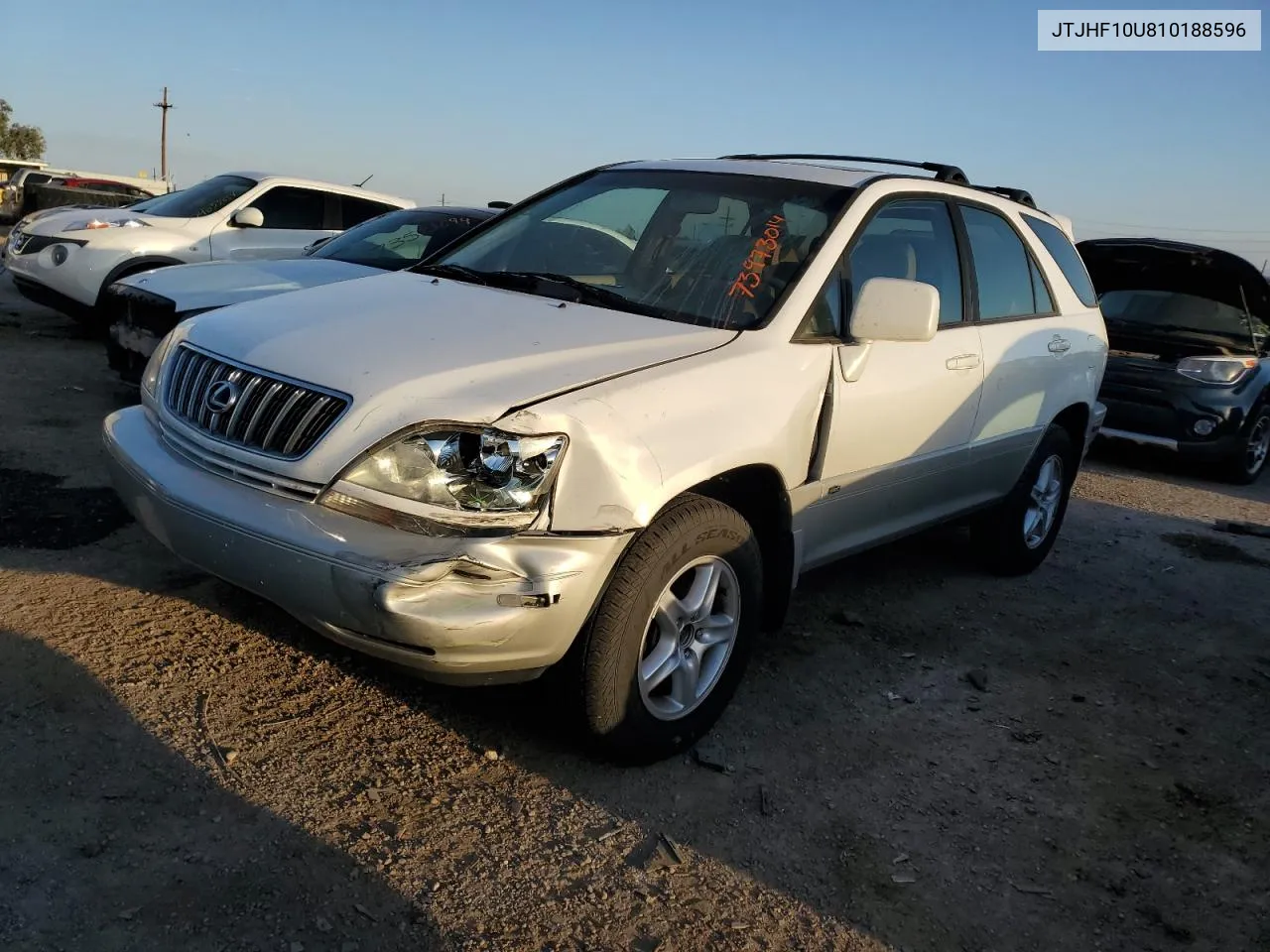 2001 Lexus Rx 300 VIN: JTJHF10U810188596 Lot: 73973014