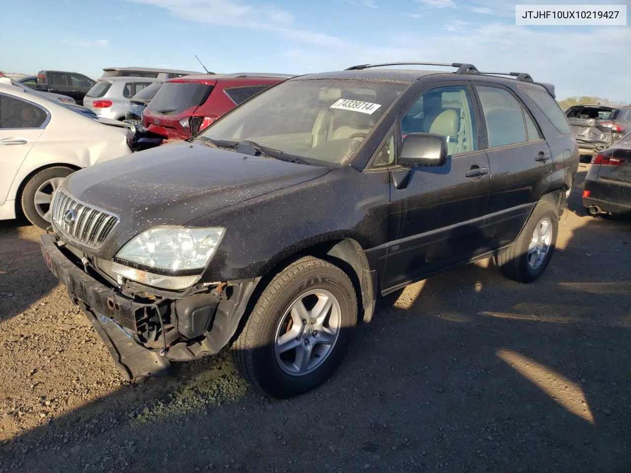 2001 Lexus Rx 300 VIN: JTJHF10UX10219427 Lot: 74339714