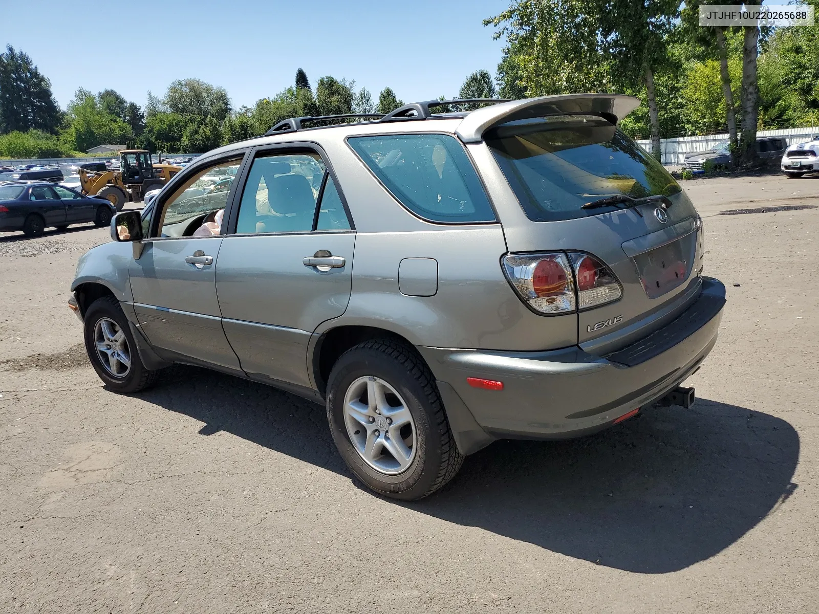 2002 Lexus Rx 300 VIN: JTJHF10U220265688 Lot: 62247264