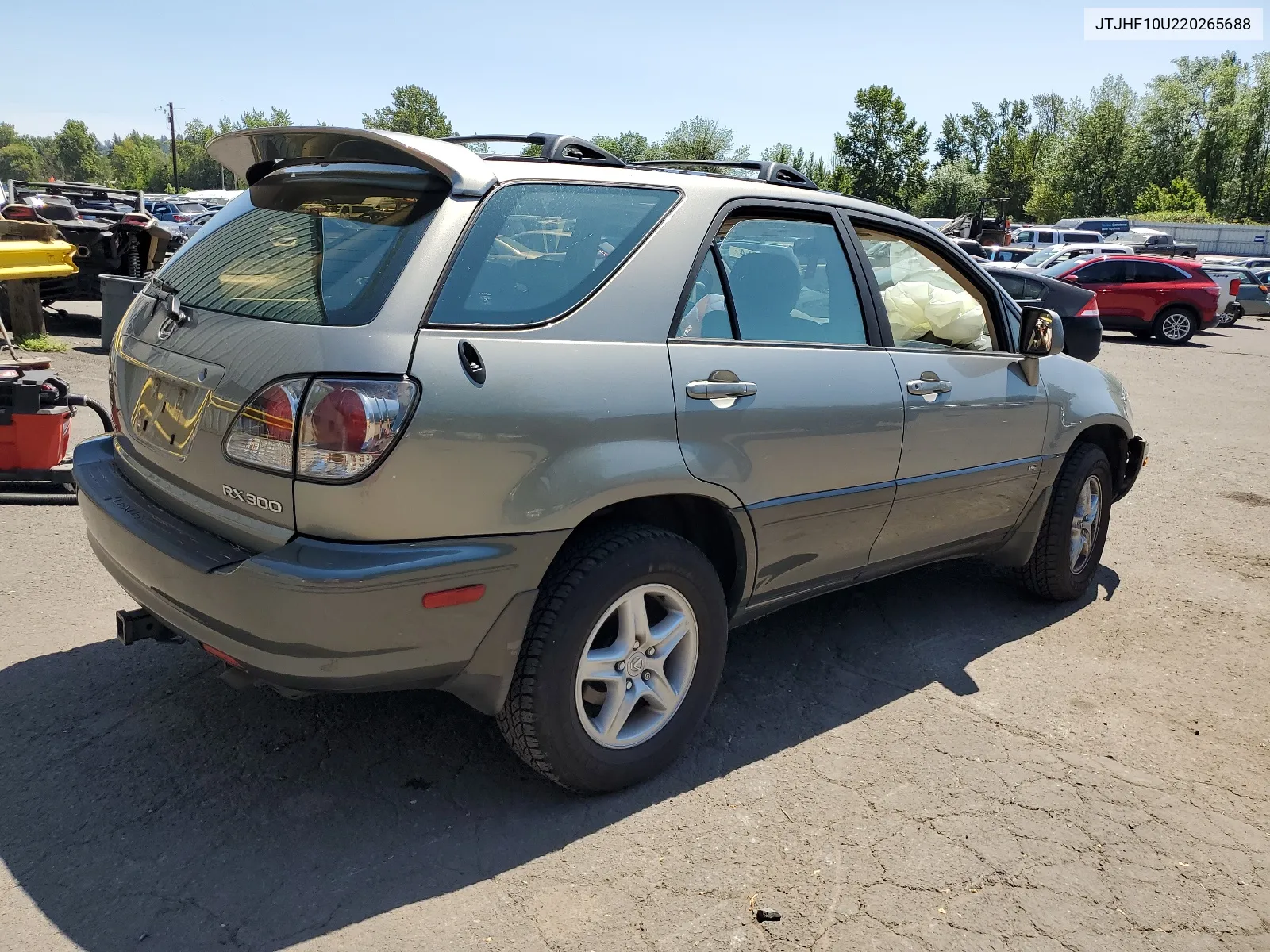 2002 Lexus Rx 300 VIN: JTJHF10U220265688 Lot: 62247264