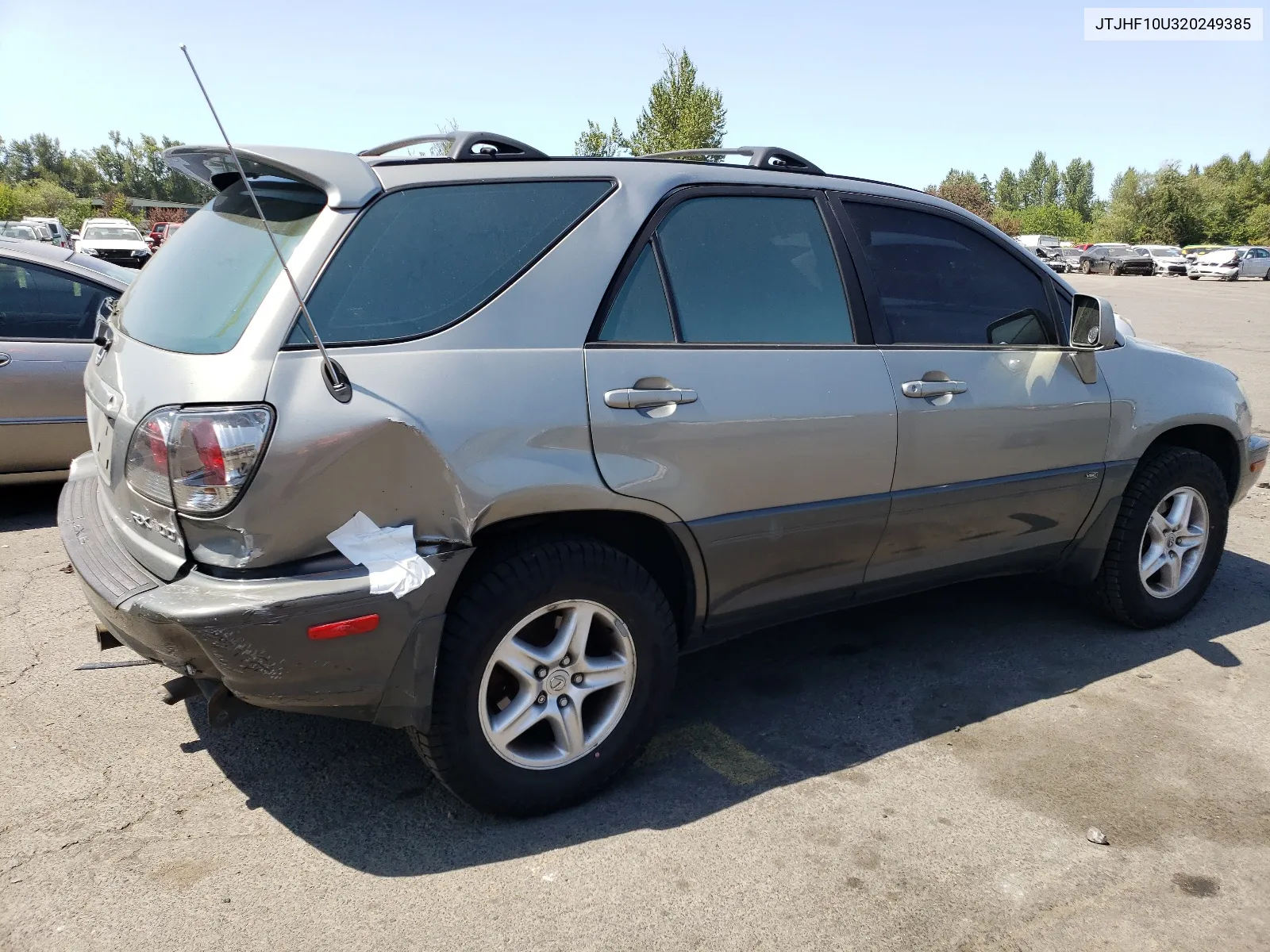 2002 Lexus Rx 300 VIN: JTJHF10U320249385 Lot: 62616044