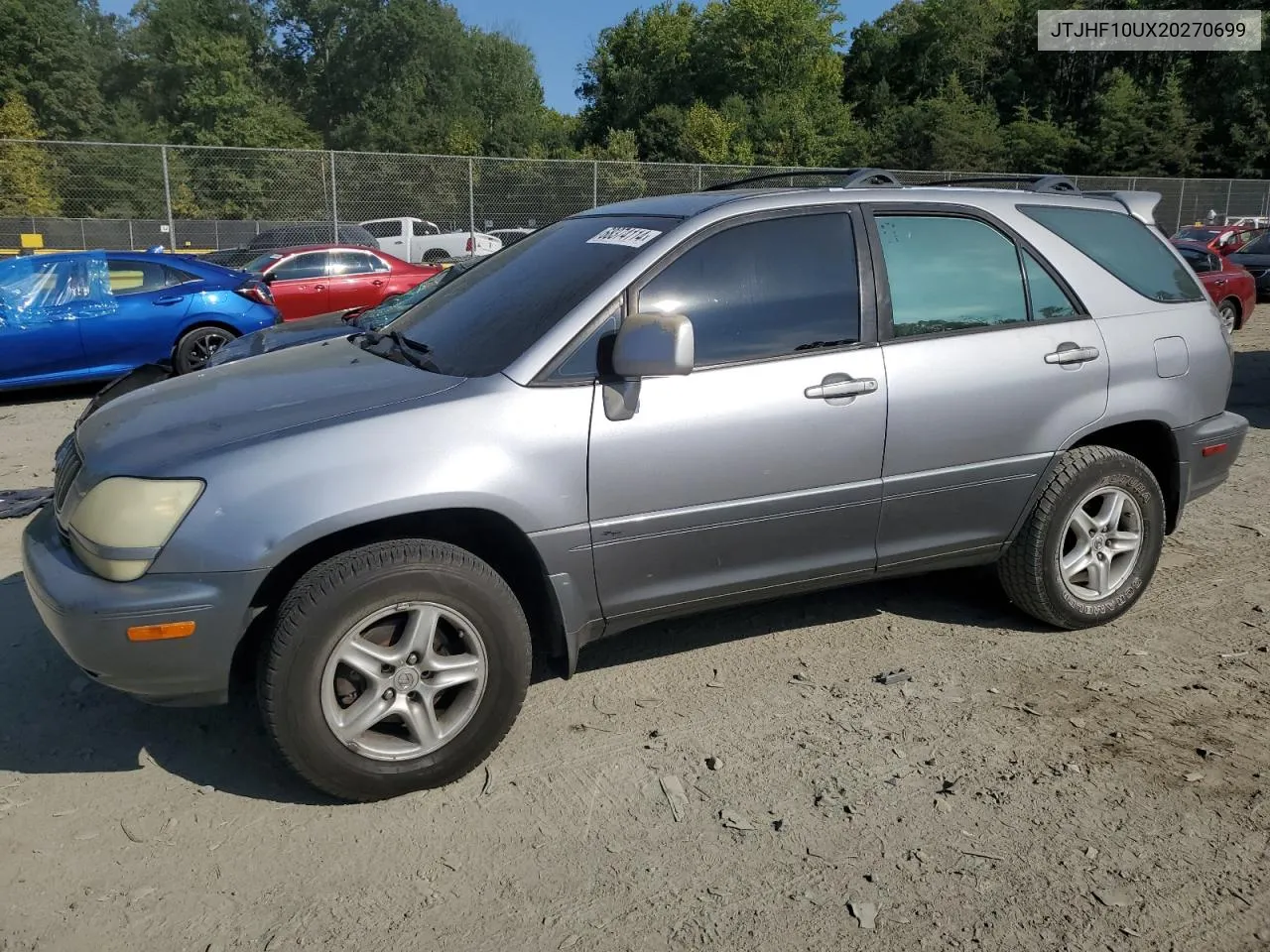 2002 Lexus Rx 300 VIN: JTJHF10UX20270699 Lot: 68374114