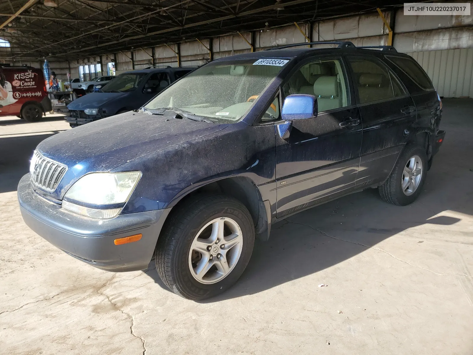 2002 Lexus Rx 300 VIN: JTJHF10U220237017 Lot: 69103534