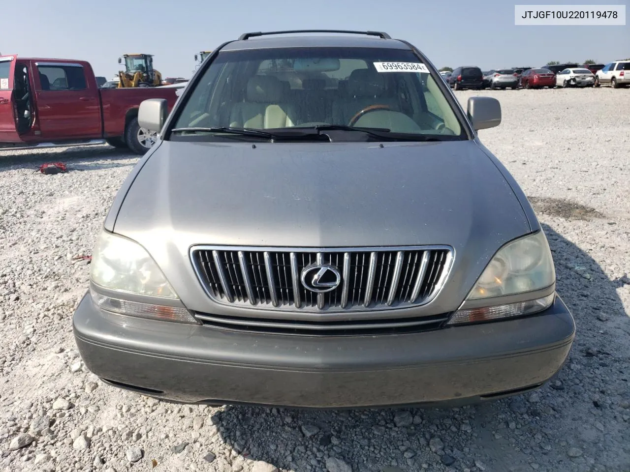 2002 Lexus Rx 300 VIN: JTJGF10U220119478 Lot: 69963584