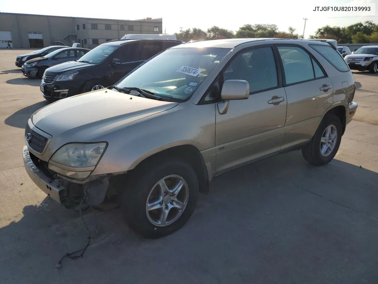 2002 Lexus Rx 300 VIN: JTJGF10U820139993 Lot: 70506374