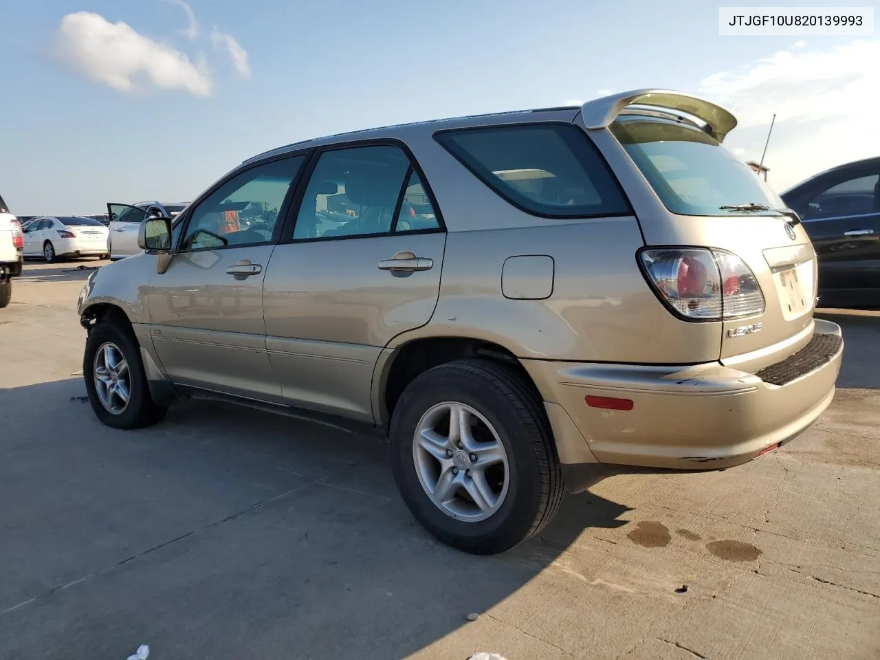 2002 Lexus Rx 300 VIN: JTJGF10U820139993 Lot: 70506374